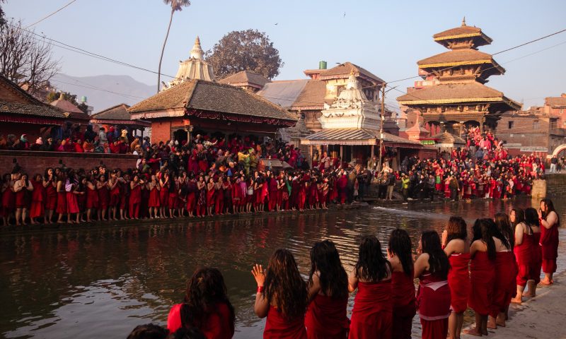 Swasthani Bartakath festival at Panauti village