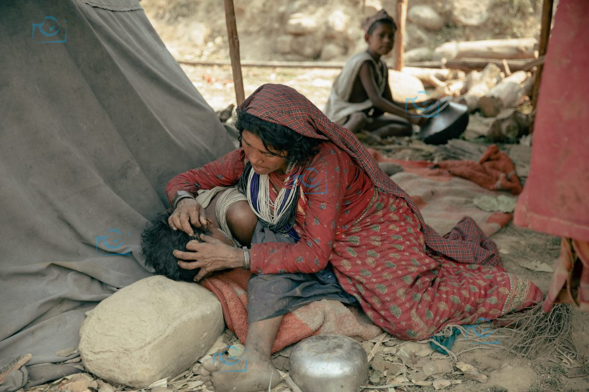 The last nomadic people Raute Daily Life