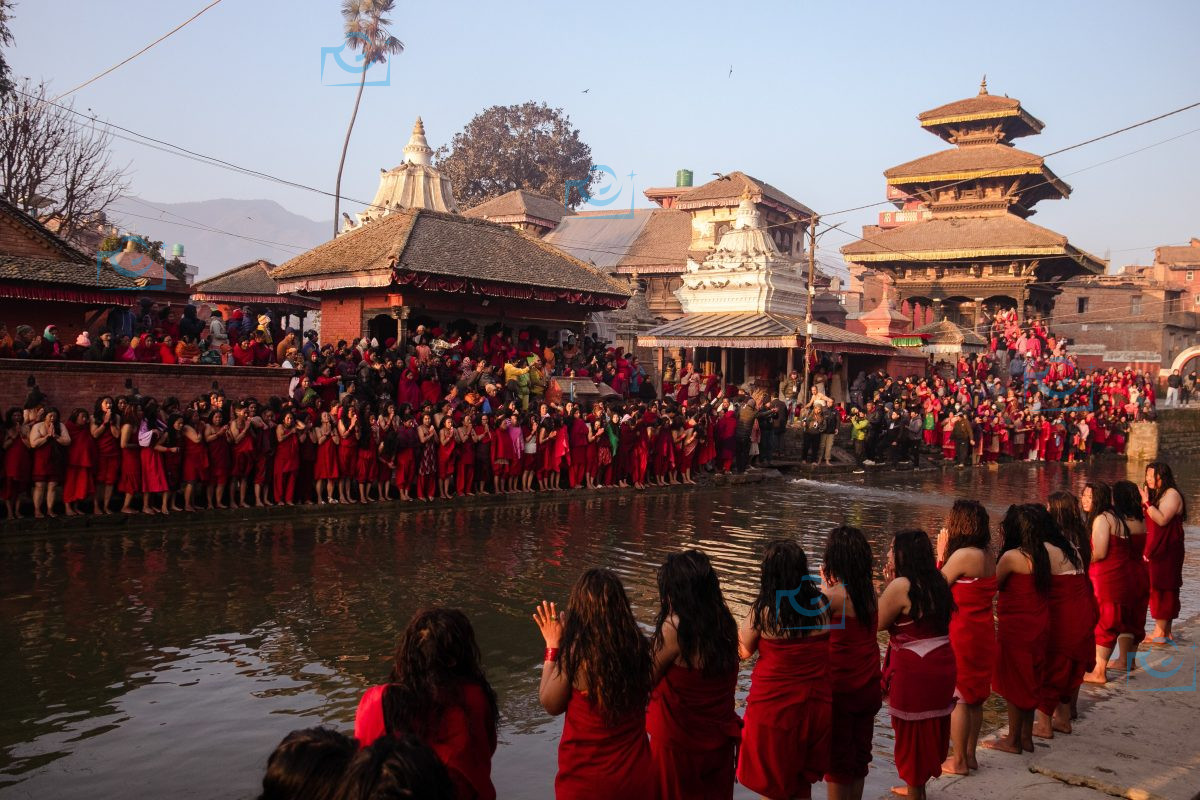 Swasthani Bartakath festival at Panauti village